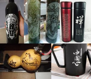 保定易县酒瓶葫芦工艺品激光雕刻机